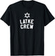 Latke Crew Funny Jewish Food Latke Cooking T-Shirt - T-Shirt | Black