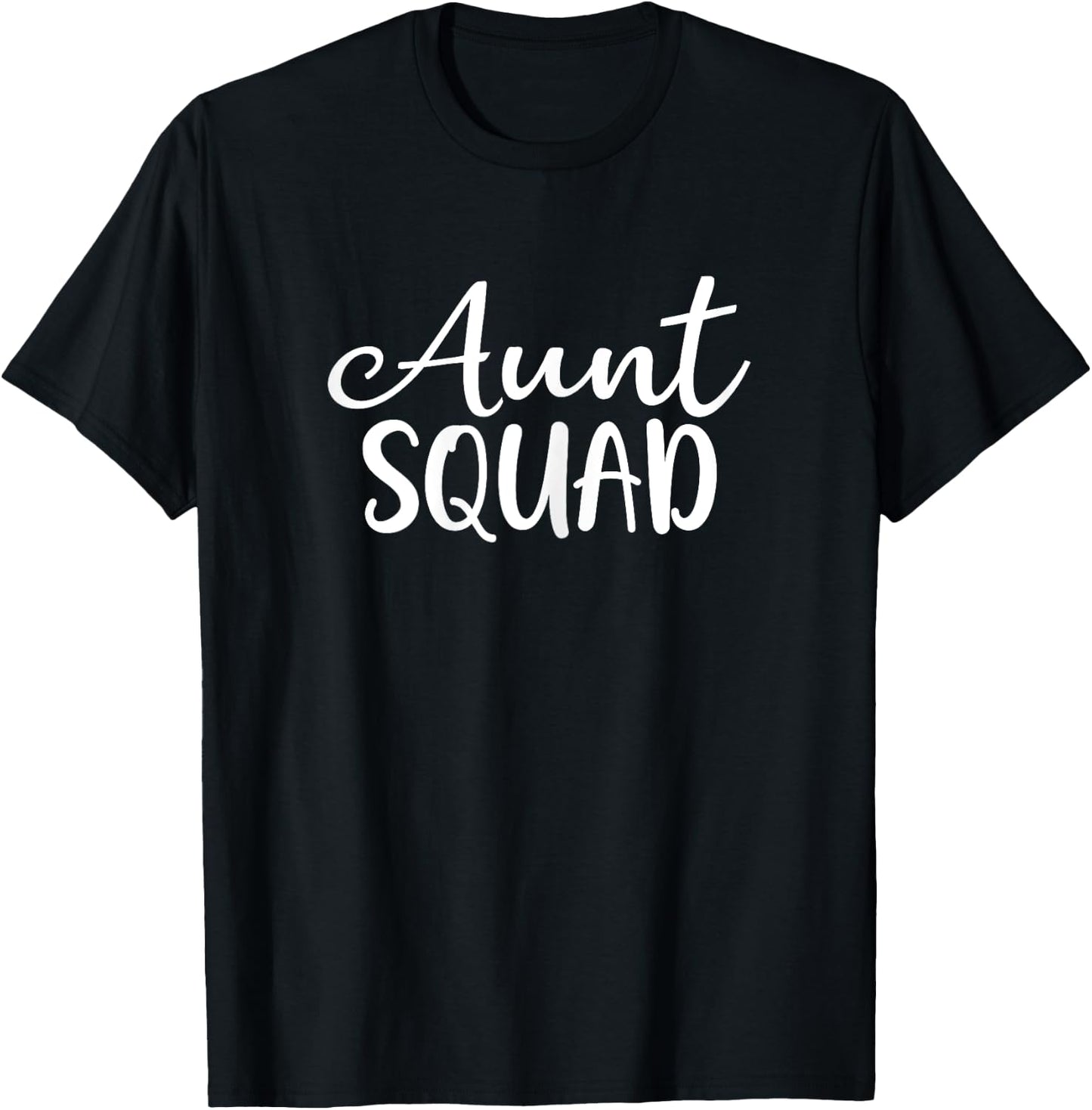 Aunt Squad Auntie Gift T-Shirt - T-Shirt | Black