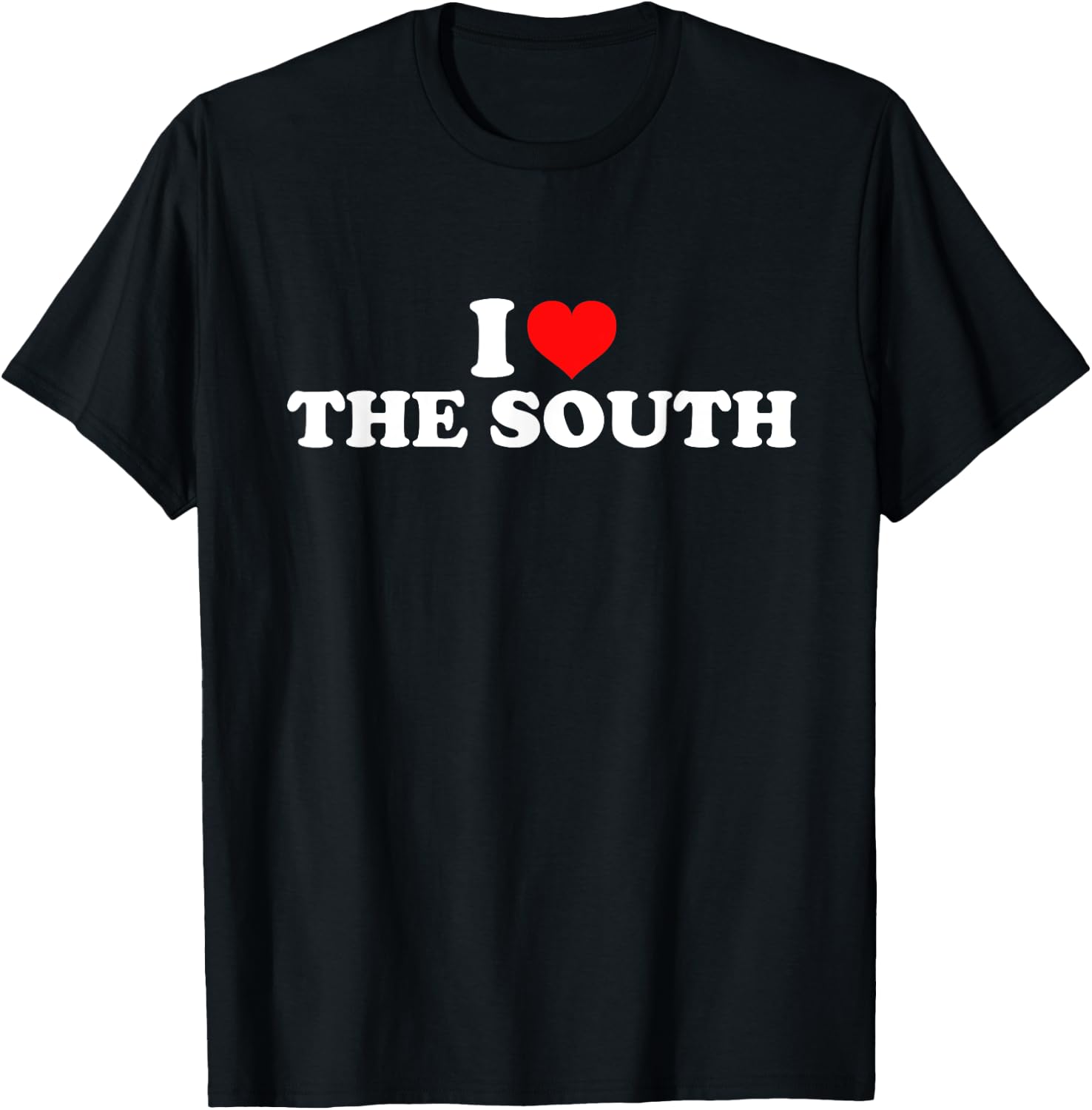 I Love The South T-Shirt - T-Shirt | Black