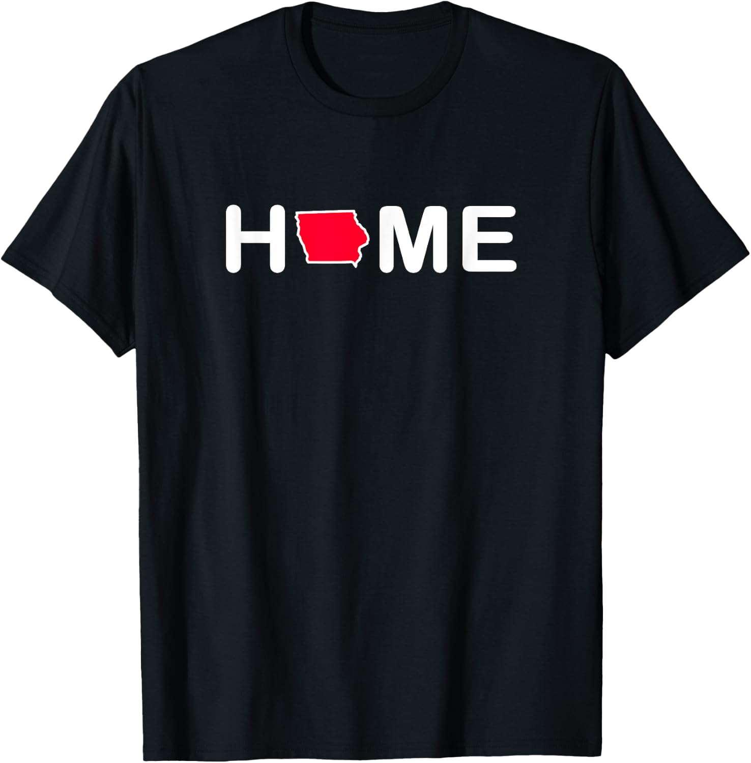 Iowa - Home State - Classic T-Shirt - T-Shirt | Black