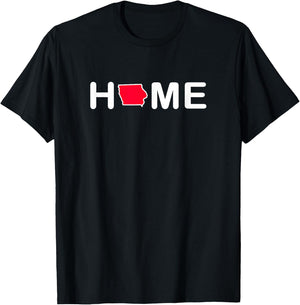 Iowa - Home State - Classic T-Shirt - T-Shirt | Black