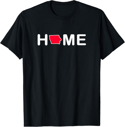Iowa - Home State - Classic T-Shirt - T-Shirt | Black
