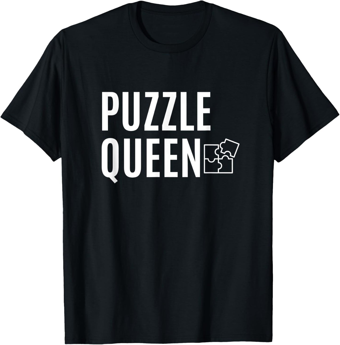 Puzzle Queen Jigsaw Puzzle Master T-Shirt - T-Shirt | Black