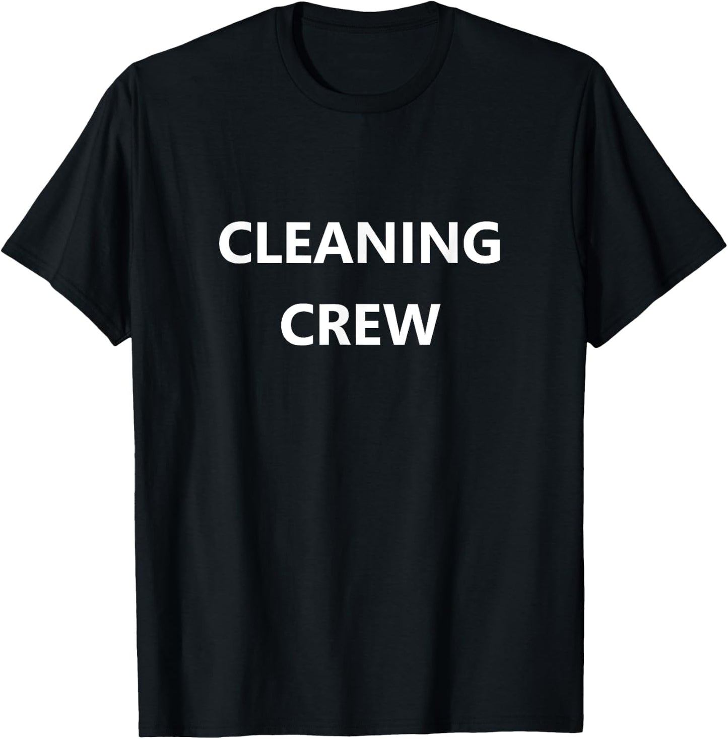 Cleaning Crew Janitor Job Staff Employee Maid Housekeeping T-Shirt - T-Shirt | Black