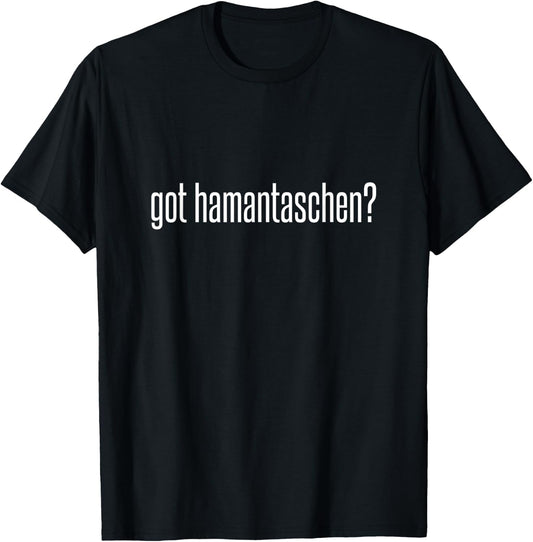 Happy Purim Got Hamantaschen? Jewish Baking Queen Esther T-Shirt - T-Shirt | Black