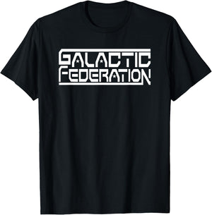 Galactic Federation of Aliens Alien Meme T-Shirt - T-Shirt | Black