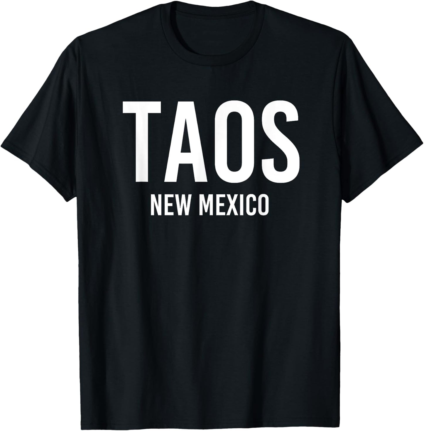 TAOS NEW MEXICO NM USA Patriotic Vintage Sports T-Shirt - T-Shirt | Black