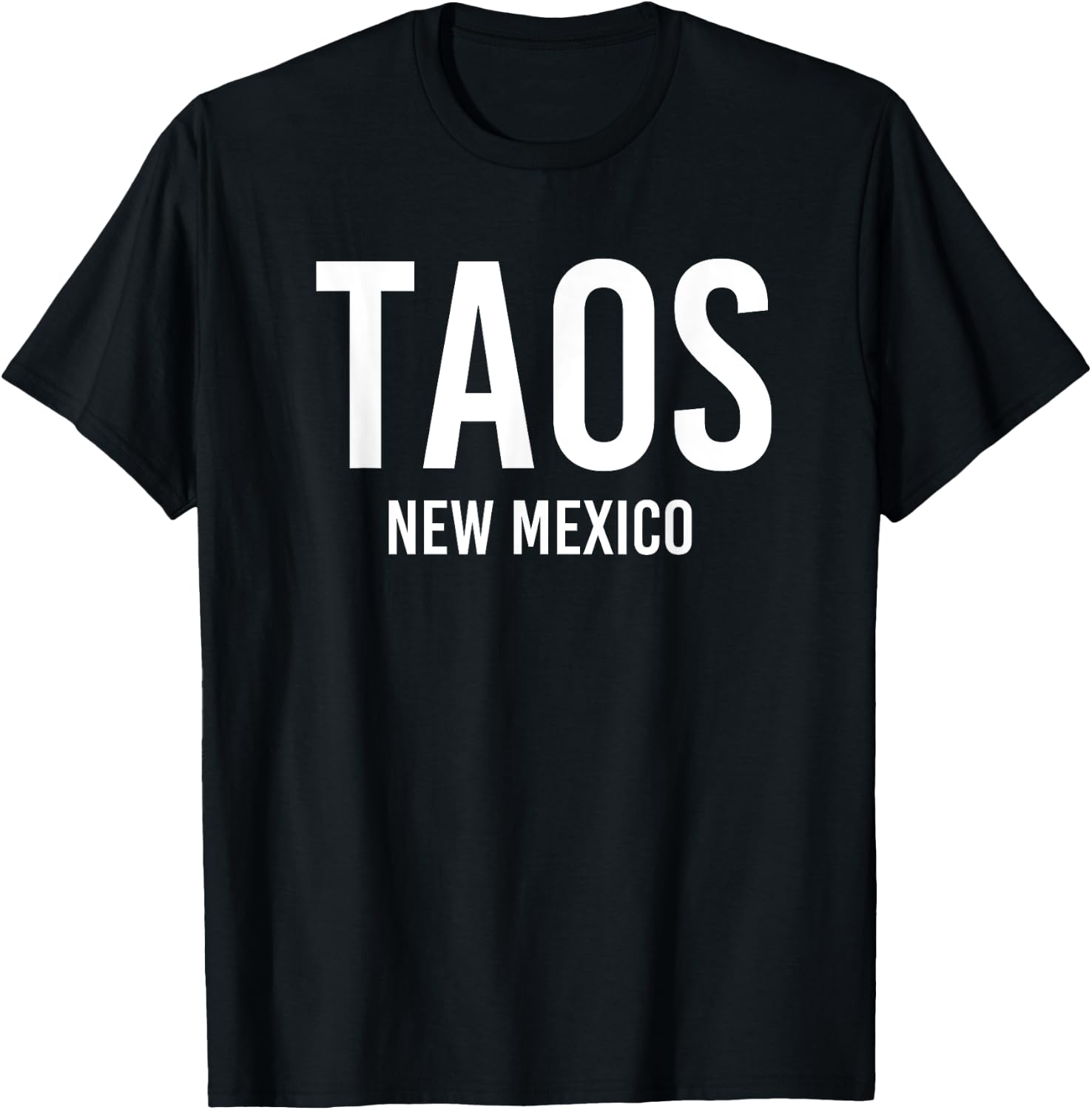 TAOS NEW MEXICO NM USA Patriotic Vintage Sports T-Shirt - T-Shirt | Black