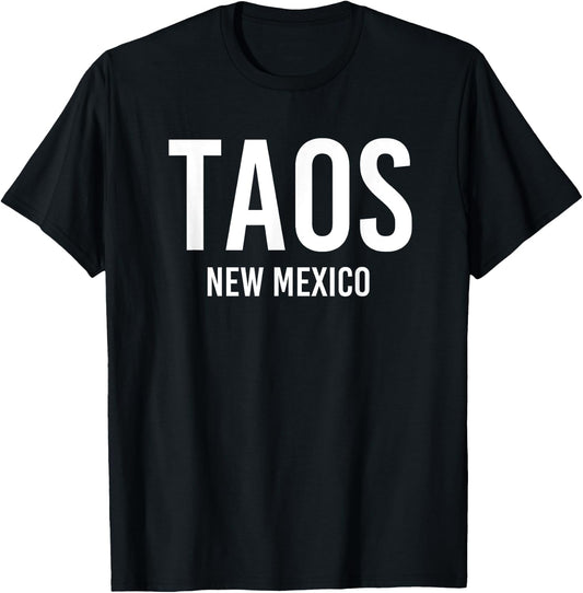 TAOS NEW MEXICO NM USA Patriotic Vintage Sports T-Shirt - T-Shirt | Black