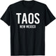 TAOS NEW MEXICO NM USA Patriotic Vintage Sports T-Shirt - T-Shirt | Black