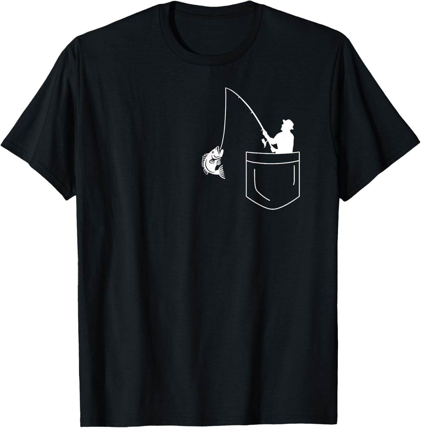 Fishing in bag T-Shirt - T-Shirt | Black