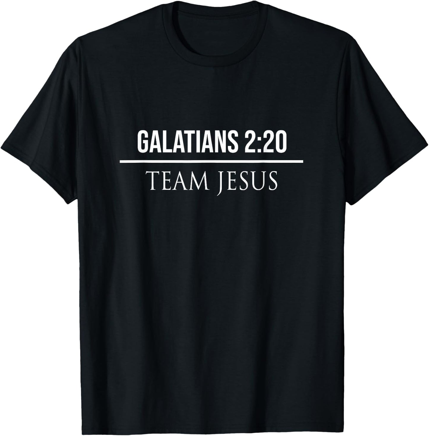 Galatians 2:20 Christian Bible Verses Jesus Christ Gifts T-Shirt - T-Shirt | Black