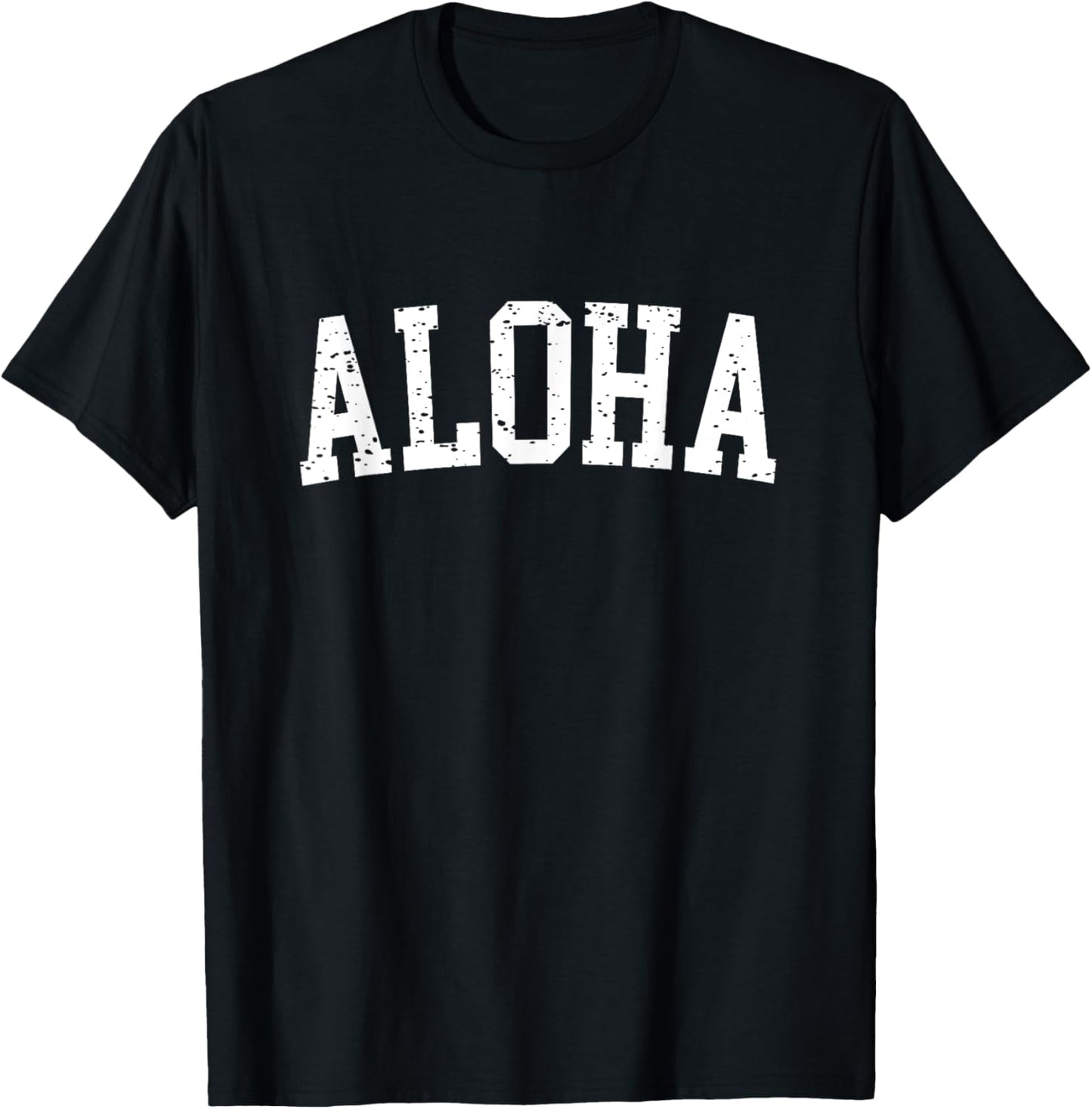 Aloha Hawaii Language Cool Casual Summer Beach Vacation Women Kids T-Shirt - T-Shirt | Black