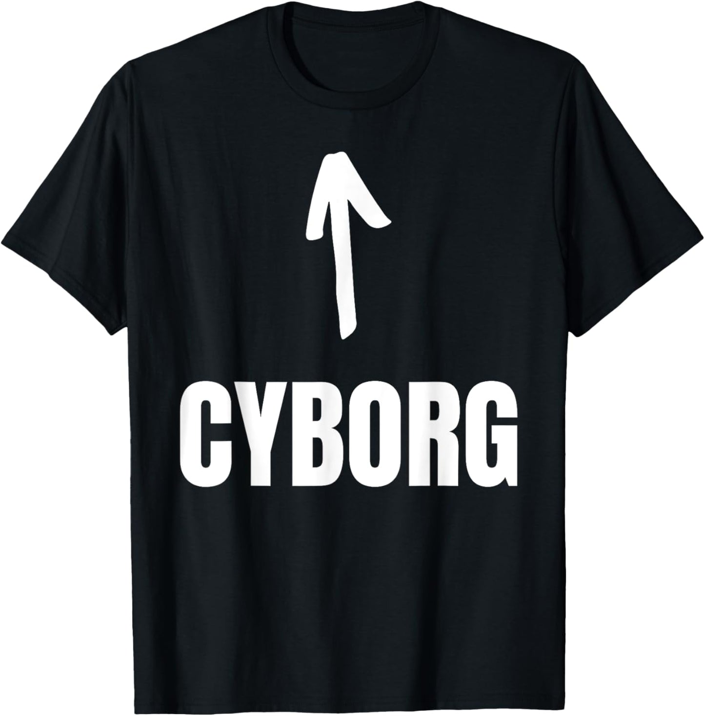Halloween Cyborg - -Adults, Kids - Black - Short Sleeve - - Small - Funny Cyborg Design T-Shirt - T-Shirt | Black