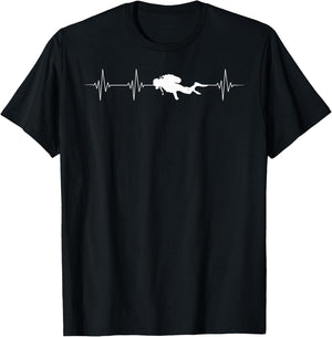 Scuba Diving Lover Underwater Diver Ocean Swimmer T-Shirt - T-Shirt | Black