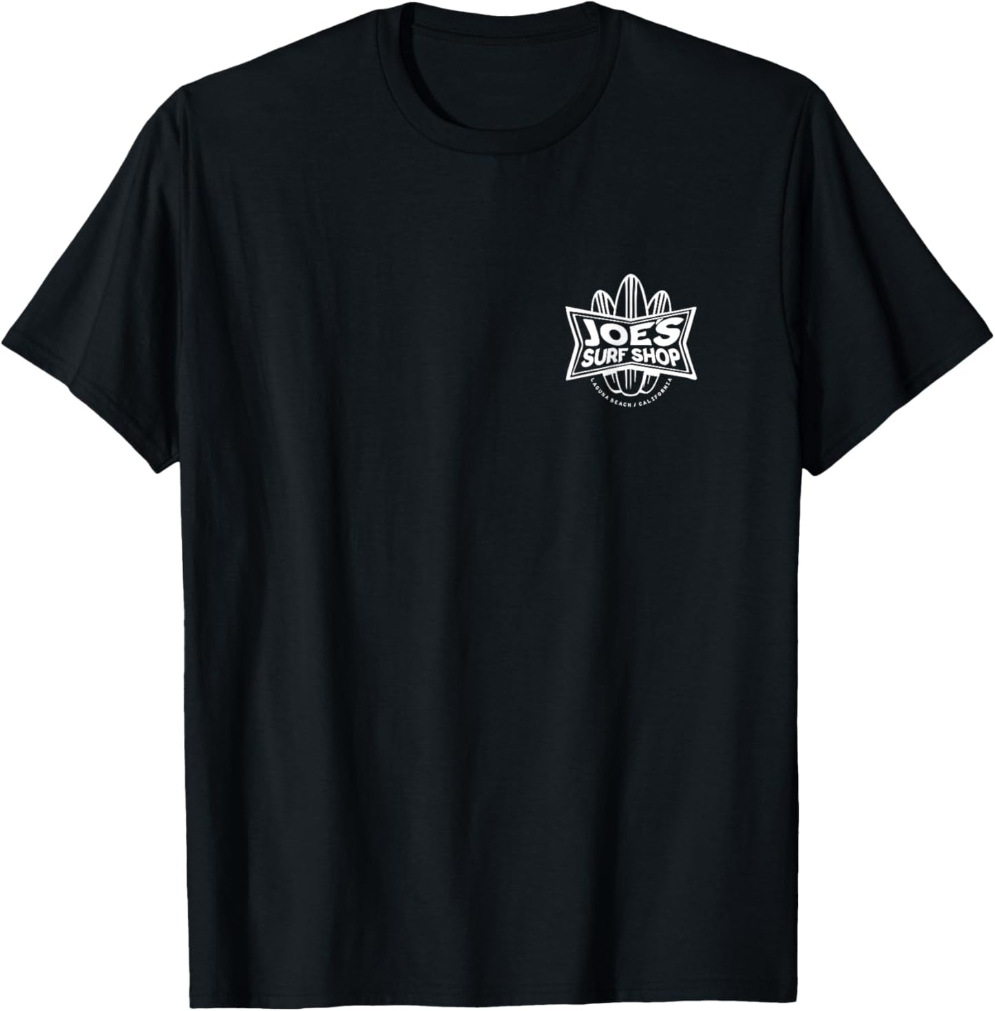 Joe's Surf Three Surfboards Logo Graphic T-Shirt - T-Shirt | Black
