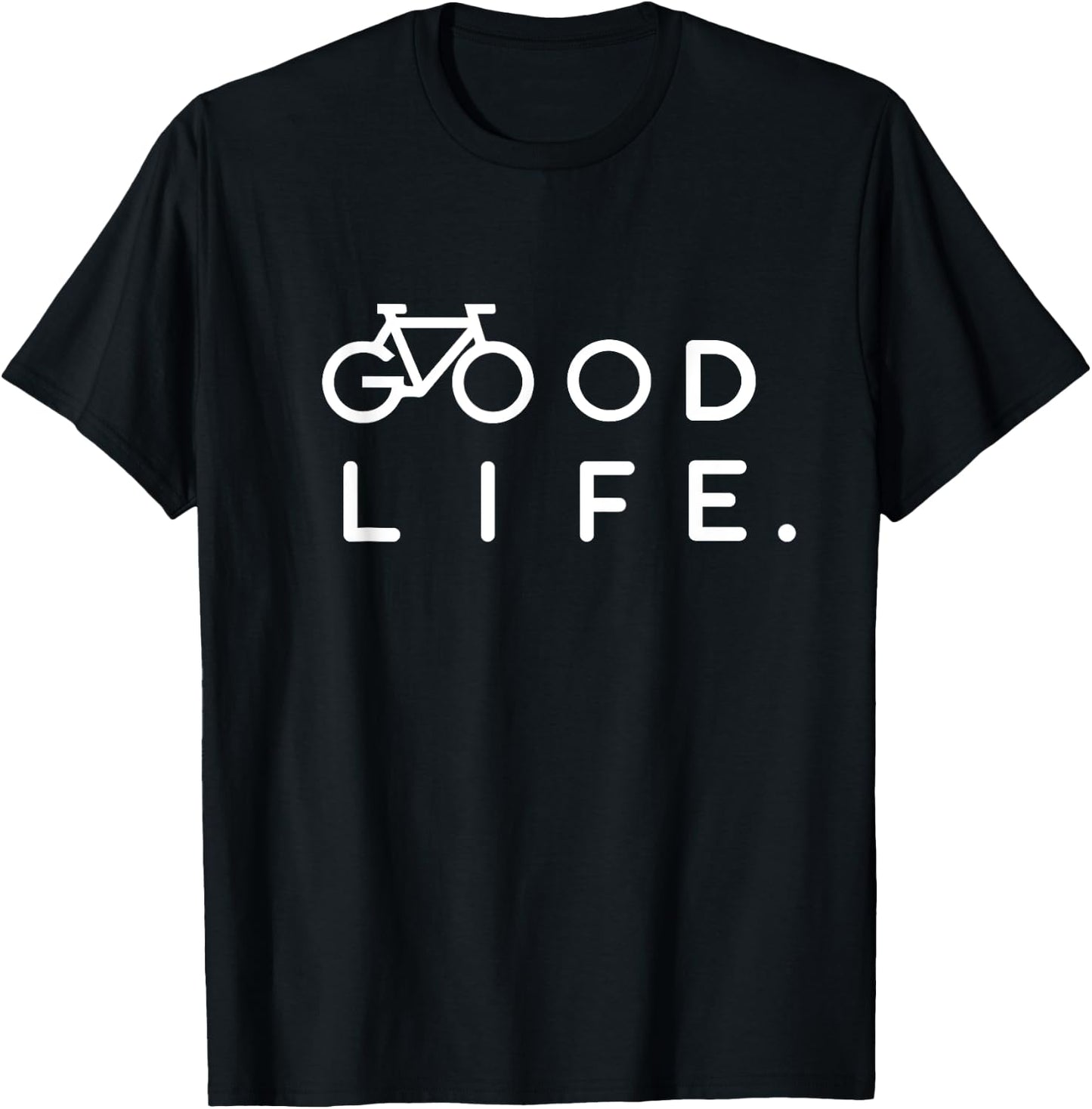 Good Life. MTB Cycling Apparel - Road Biking / Mountain Bike T-Shirt - T-Shirt | Black