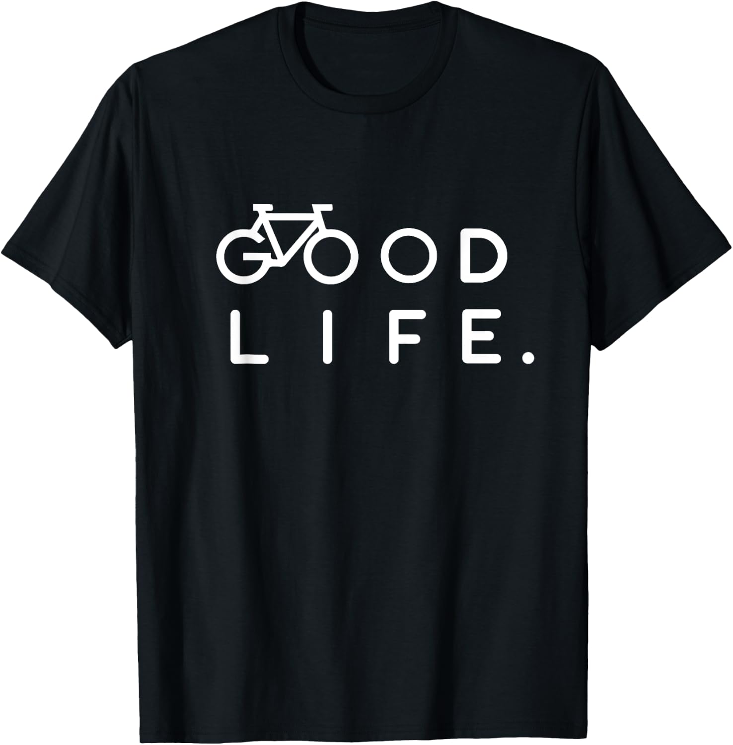 Good Life. MTB Cycling Apparel - Road Biking / Mountain Bike T-Shirt - T-Shirt | Black