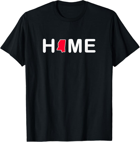Mississippi - Home State - Classic T-Shirt - T-Shirt | Black