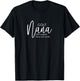 golf Nana gifts Mother's Day golfer Nana grey fun cute T-Shirt - T-Shirt | Black
