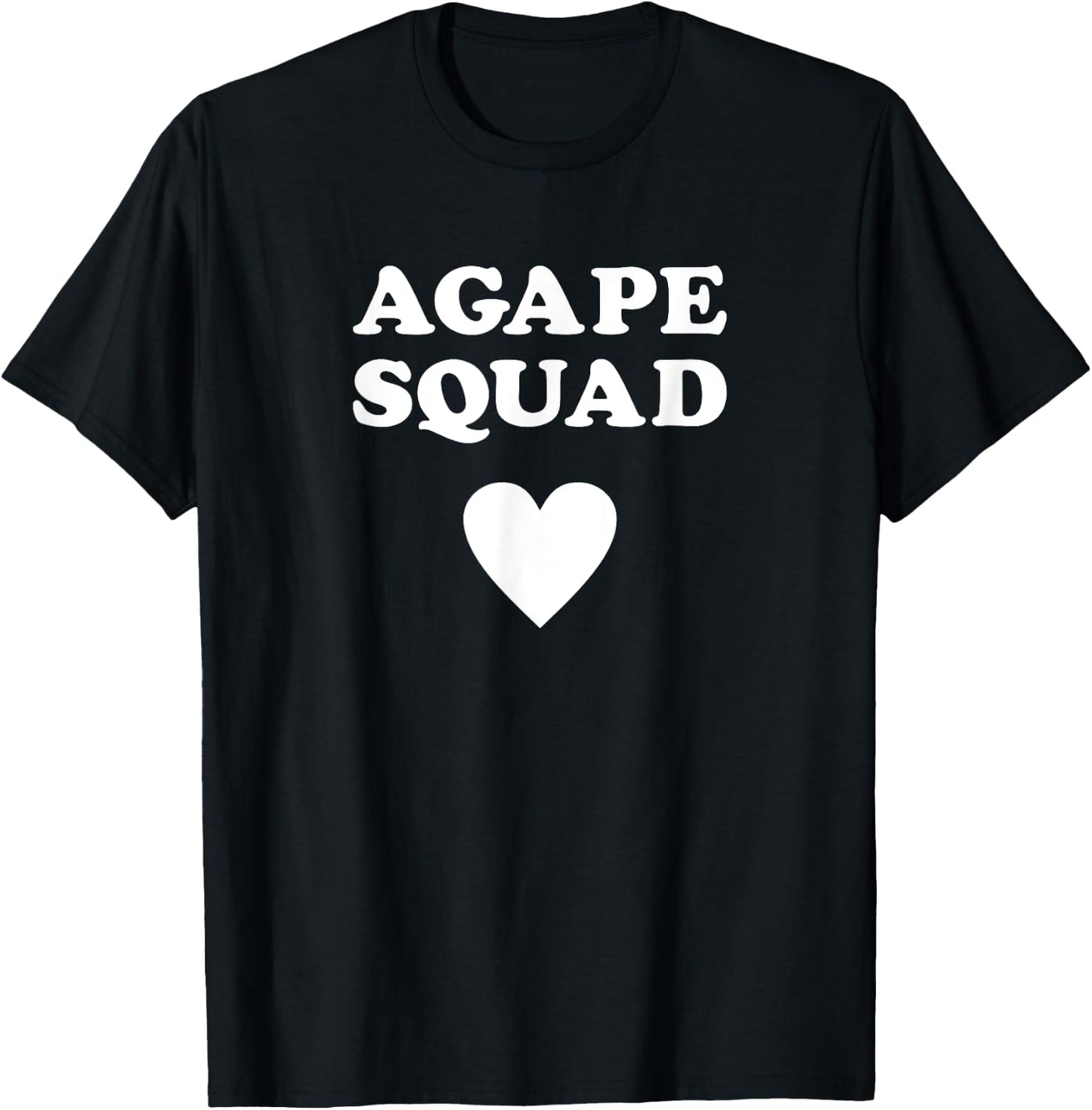 Proud Christian in Jesus - Agape Squad T-Shirt - T-Shirt | Black