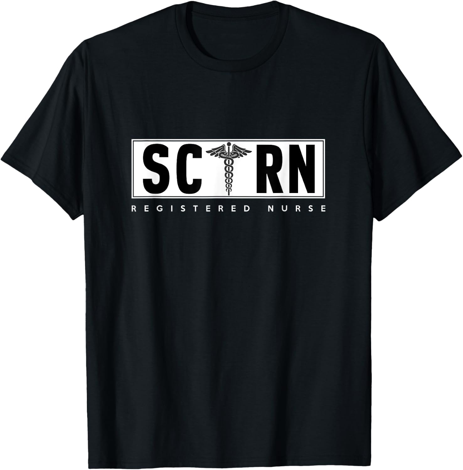 SCRN Stroke Certified Registered Nurse Hospital Staff T-Shirt - T-Shirt | Black