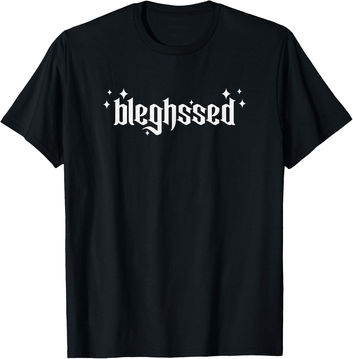 Bleghssed Funny Heavy Metal Blegh T-Shirt - T-Shirt | Black