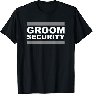 Groom Security T-Shirt - T-Shirt | Black
