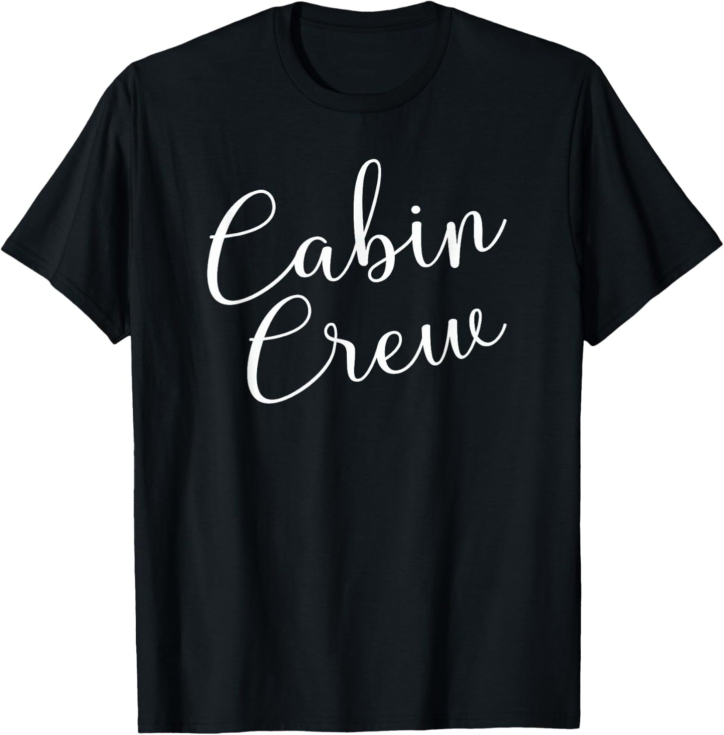 Cabin Crew Flight Attendant Airplane Lovers T-Shirt - T-Shirt | Black