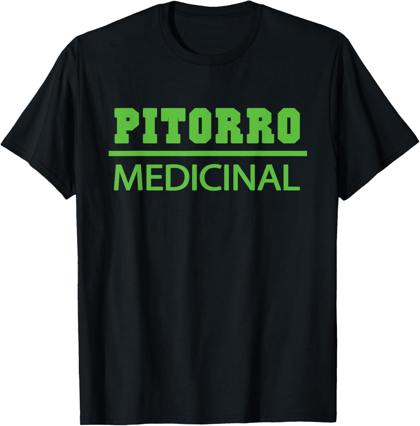 Pitorro Medicinal Funny Puerto Rican Adult T-Shirt - T-Shirt | Black