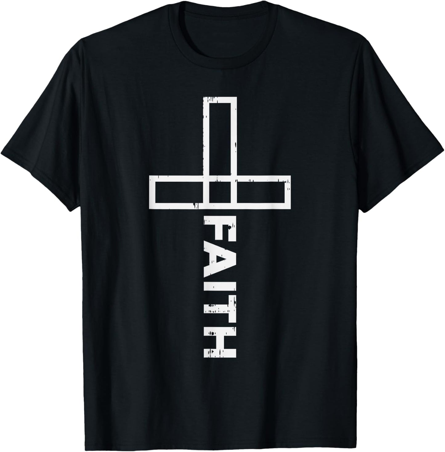 BoredKoalas Jesus Shirts Christian Catholic Gifts Faith Christian Cross T-Shirt - T-Shirt | Black