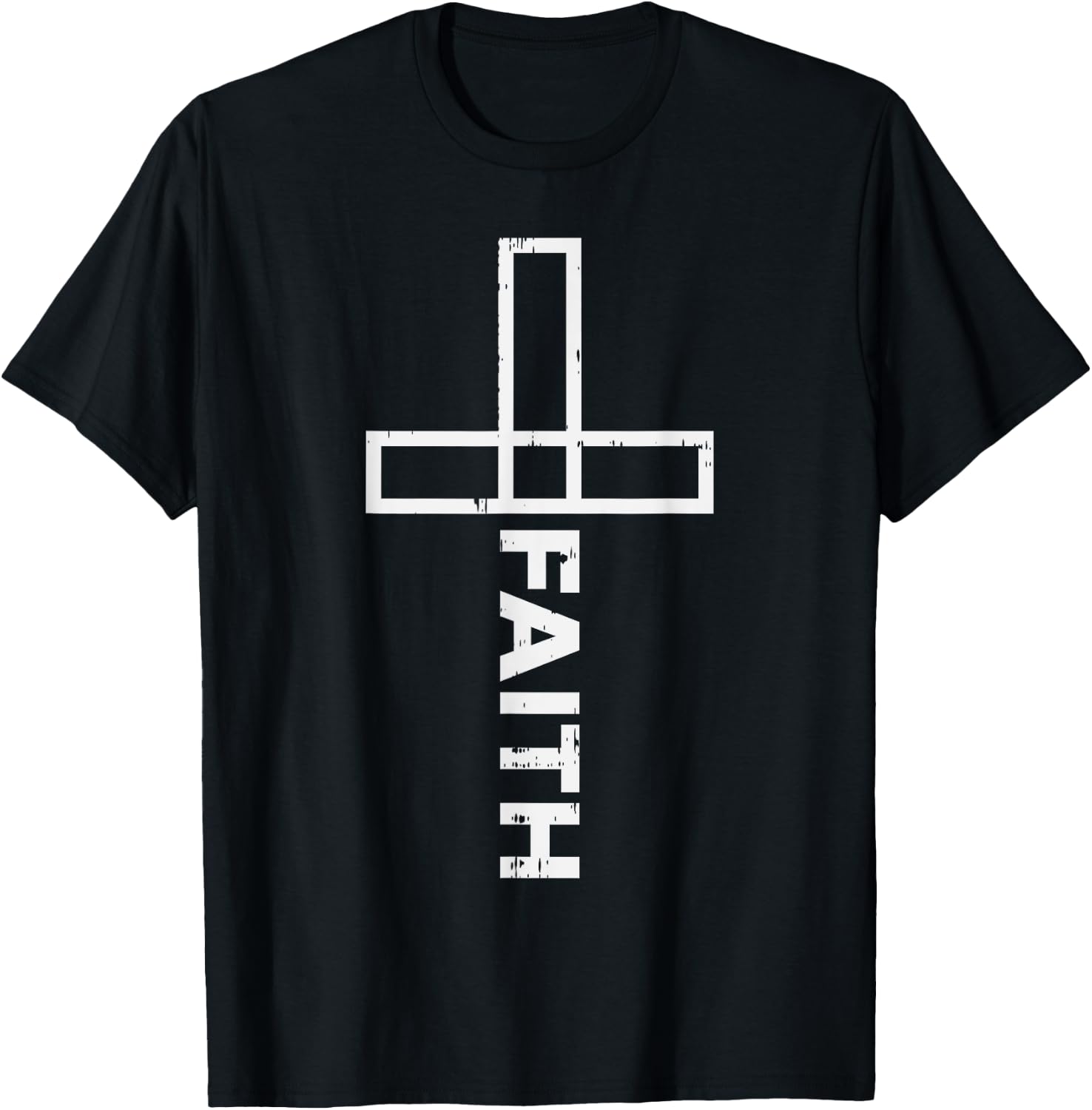 BoredKoalas Jesus Shirts Christian Catholic Gifts Faith Christian Cross T-Shirt - T-Shirt | Black
