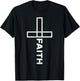 BoredKoalas Jesus Shirts Christian Catholic Gifts Faith Christian Cross T-Shirt - T-Shirt | Black
