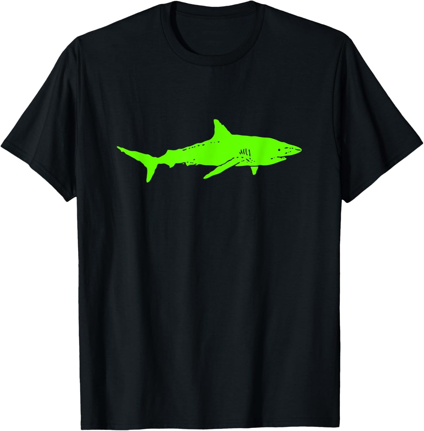 Shark Shirt | Shark Silhoulette | Shark Lover Gift | Shark T-Shirt - T-Shirt | Black