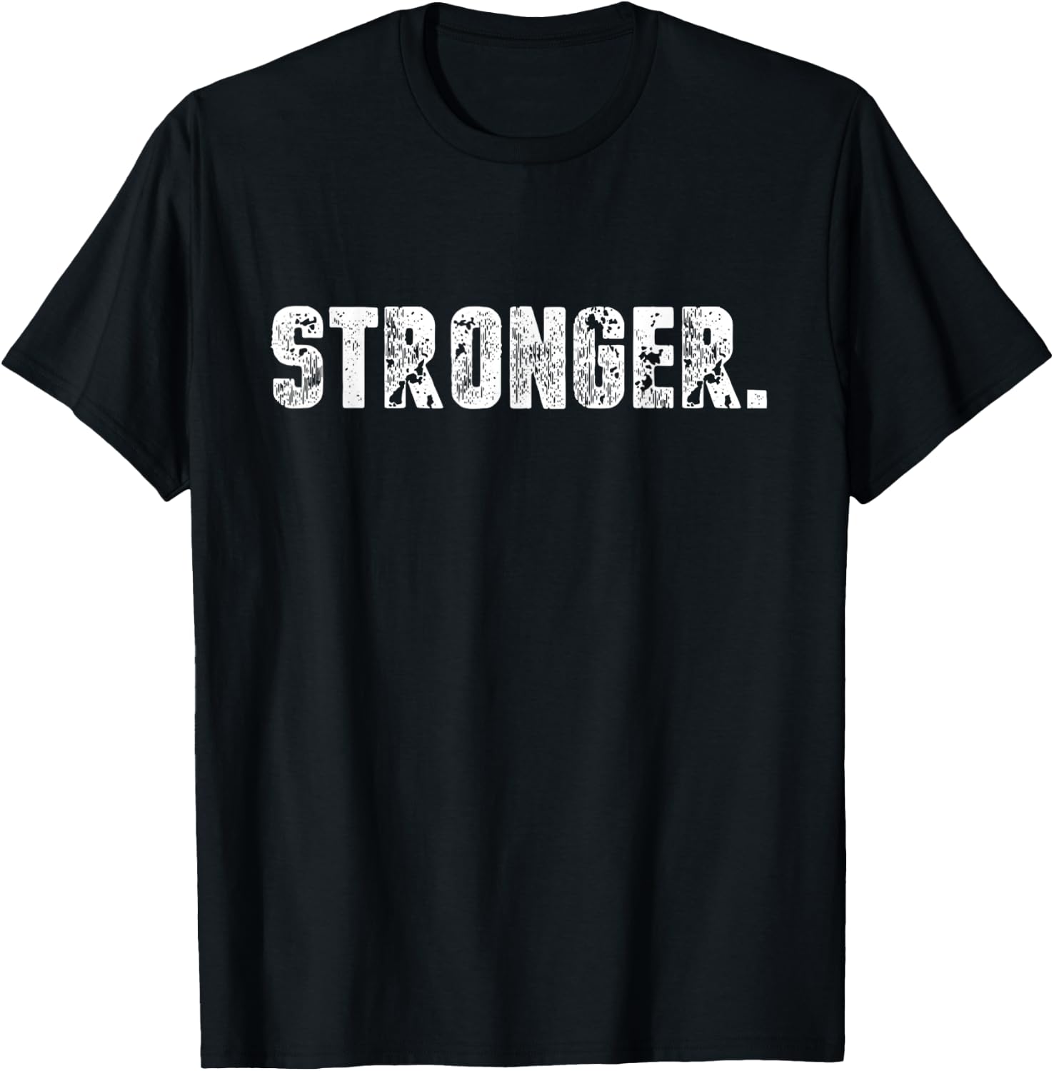 Funny Strongman Stronger fitness weight lifting T-Shirt - T-Shirt | Black