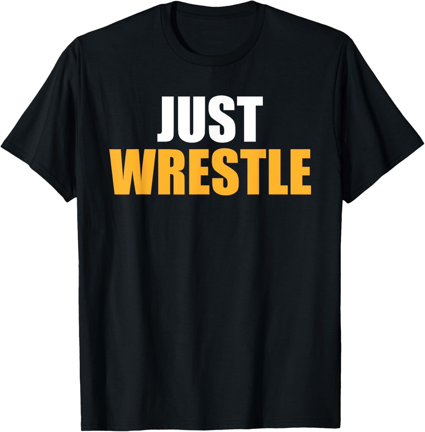 The Wrestling Fan : Just Wrestling T-Shirt - T-Shirt | Black
