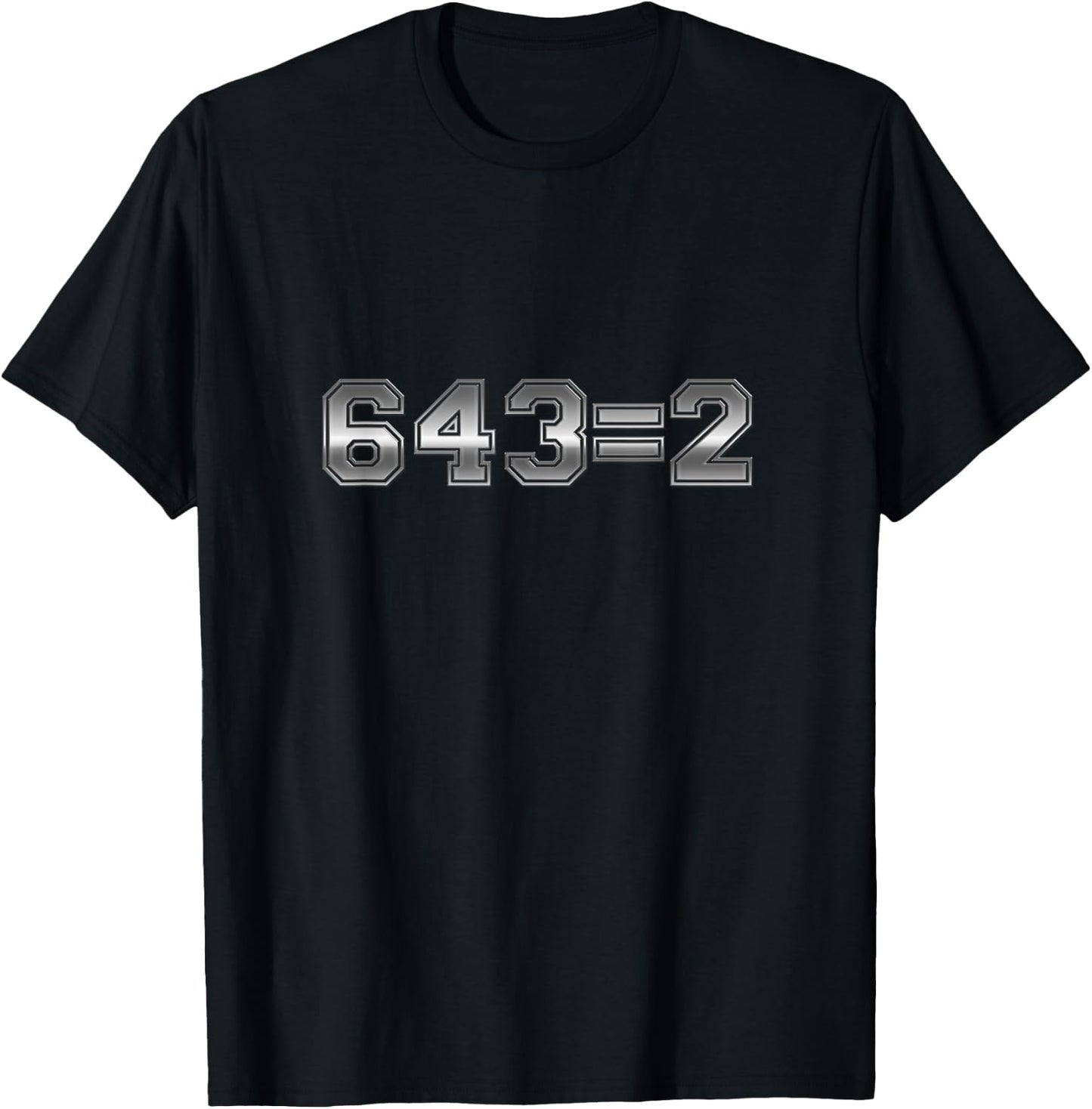 DOUBLE PLAY baseball, Softball 6432 643=2 T-Shirt - T-Shirt | Black