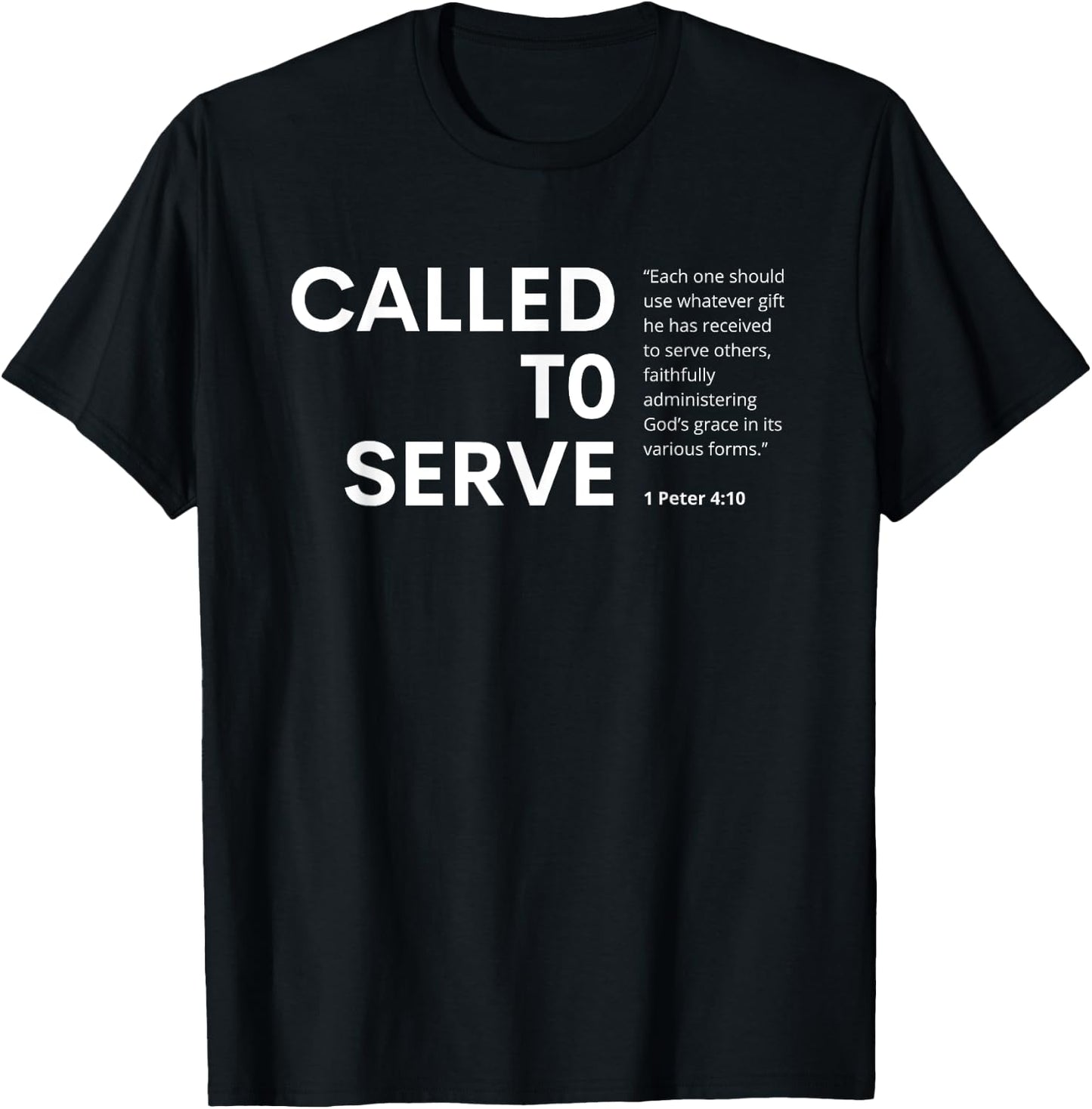 Called To Serve - Gospel Christian Missions T-Shirt - T-Shirt | Black