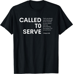Called To Serve - Gospel Christian Missions T-Shirt - T-Shirt | Black