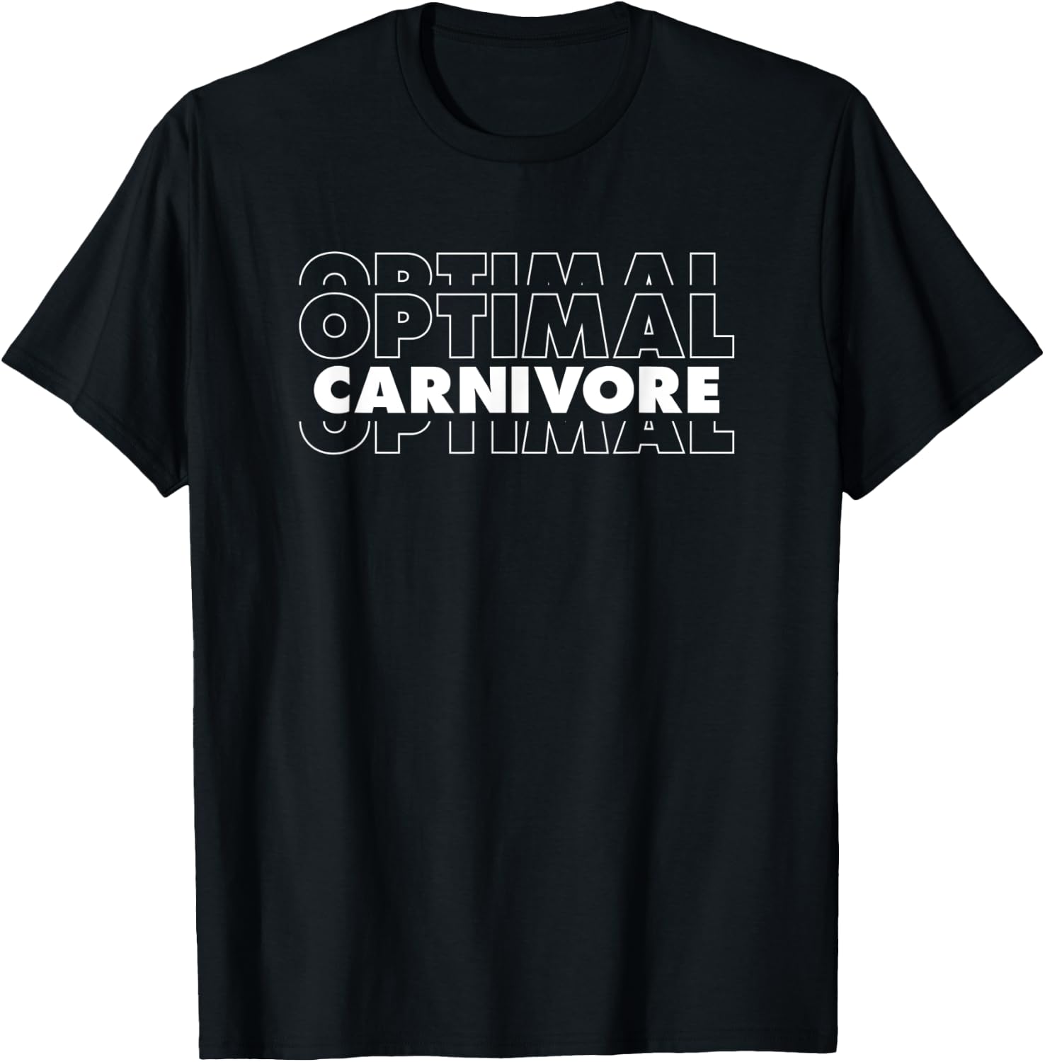 Optimal Carnivore Meat Eater T-Shirt - T-Shirt | Black