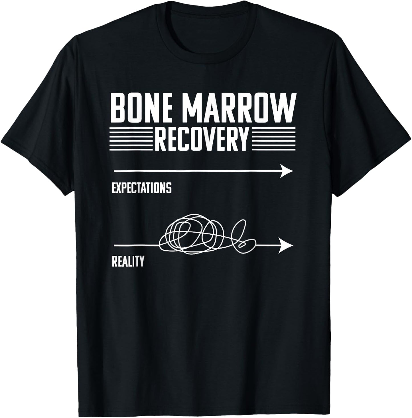 Funny Bone Marrow Transplant Organ Donor Survivor Recovery T-Shirt - T-Shirt | Black