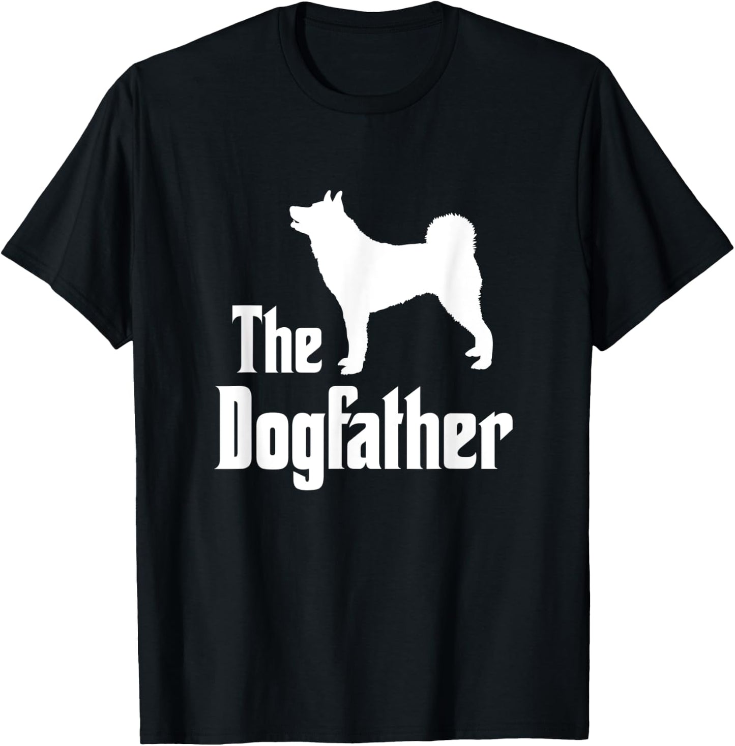 The Dogfather - funny dog gift, funny Karelian Bear Dog T-Shirt - T-Shirt | Black