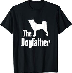 The Dogfather - funny dog gift, funny Karelian Bear Dog T-Shirt - T-Shirt | Black