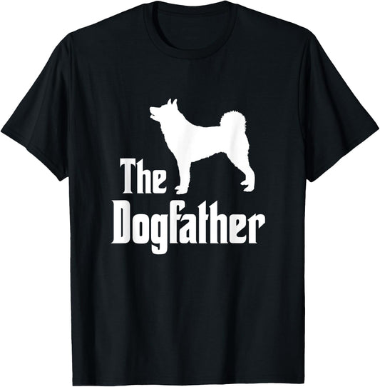 The Dogfather - funny dog gift, funny Karelian Bear Dog T-Shirt - T-Shirt | Black