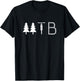 Mountain Bike T Shirt - Tree Bike Chain Mountain Bike MTB T-Shirt - T-Shirt | Black