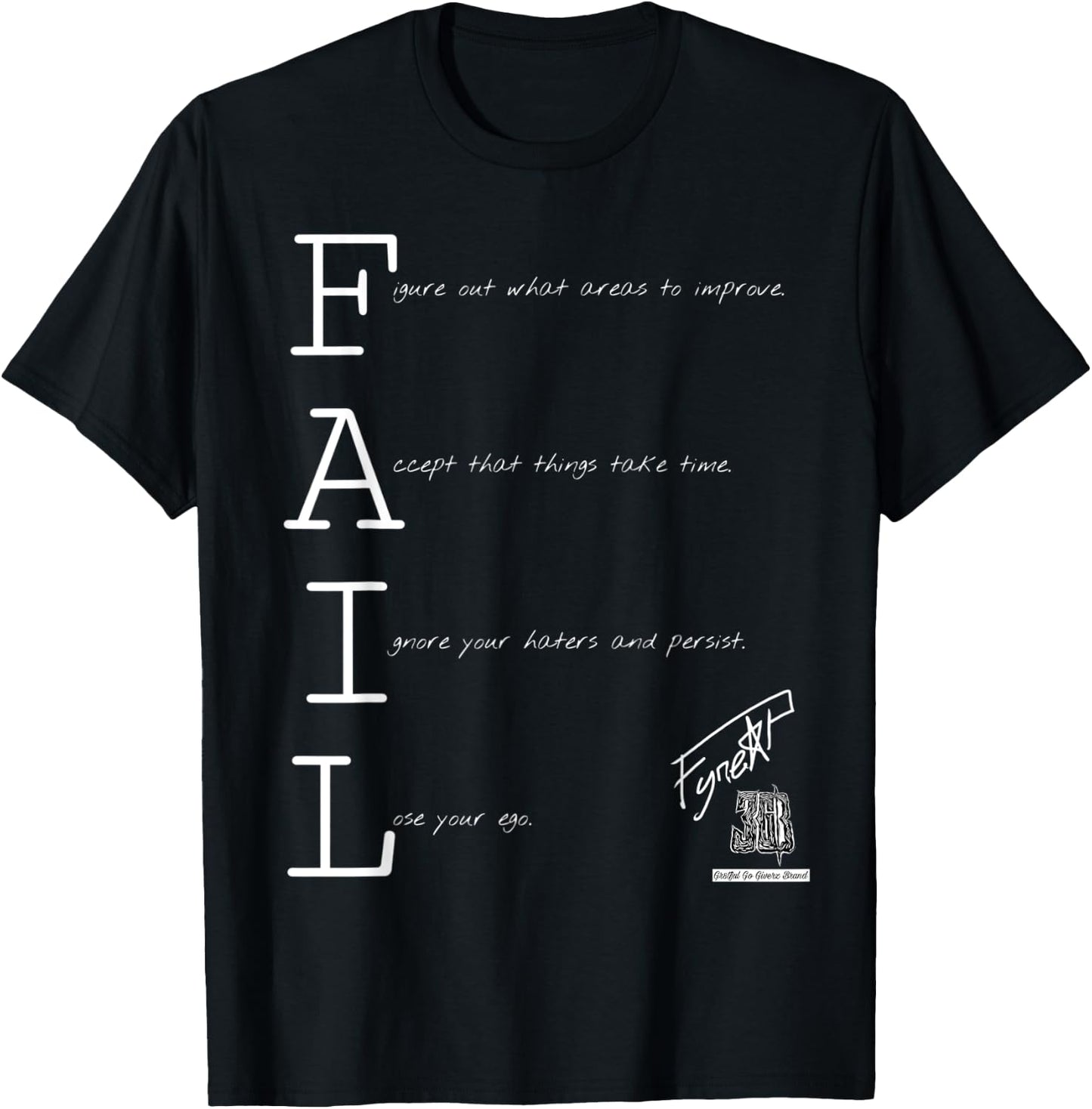 FAIL forward T-Shirt - T-Shirt | Black