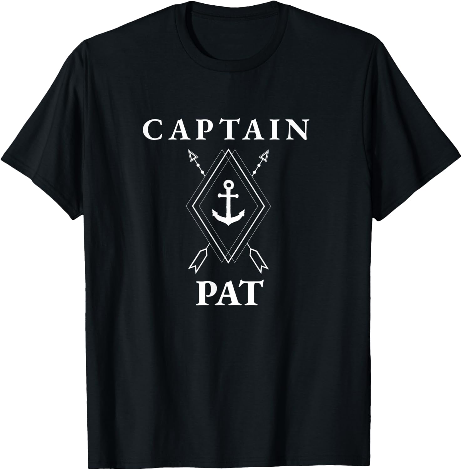 Captain Pat T-Shirt - T-Shirt | Black