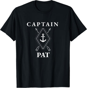 Captain Pat T-Shirt - T-Shirt | Black