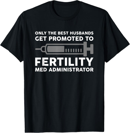 IVF Mom & Dad Warrior Funny Transfer Day Gag Gift Men Women T-Shirt - T-Shirt | Black