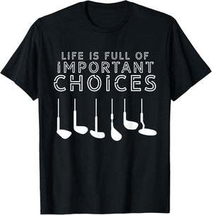 Golf Funny T-Shirt - T-Shirt | Black
